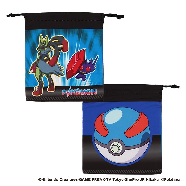 3枚組巾着S（ポケモン・モンスターボール）