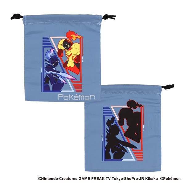 3枚組巾着S（ポケモン・シルエット）