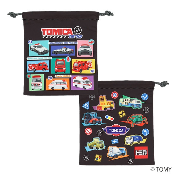 3枚組巾着S（トミカ）