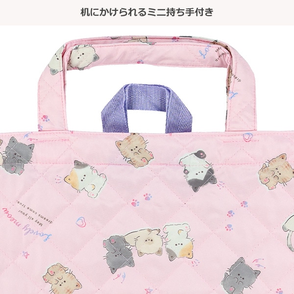 キルトレッスンバッグ（ねこ）
