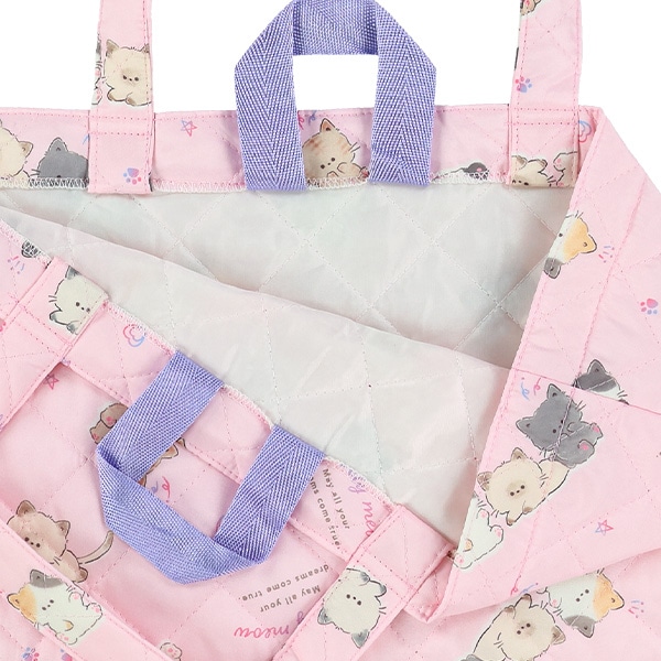 キルトレッスンバッグ（ねこ）