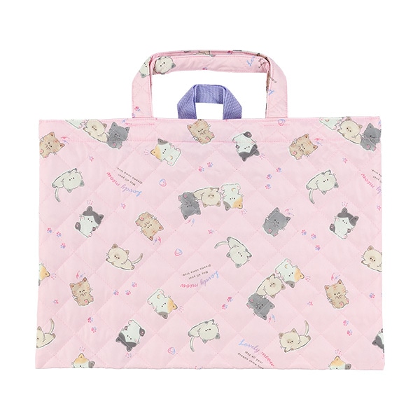 キルトレッスンバッグ（ねこ）