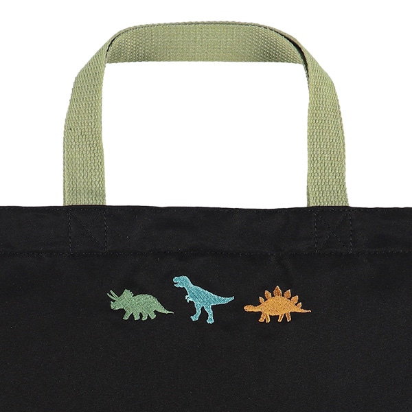 レッスンバッグ（3点刺繍恐竜）