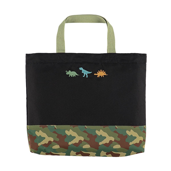 レッスンバッグ（3点刺繍恐竜）