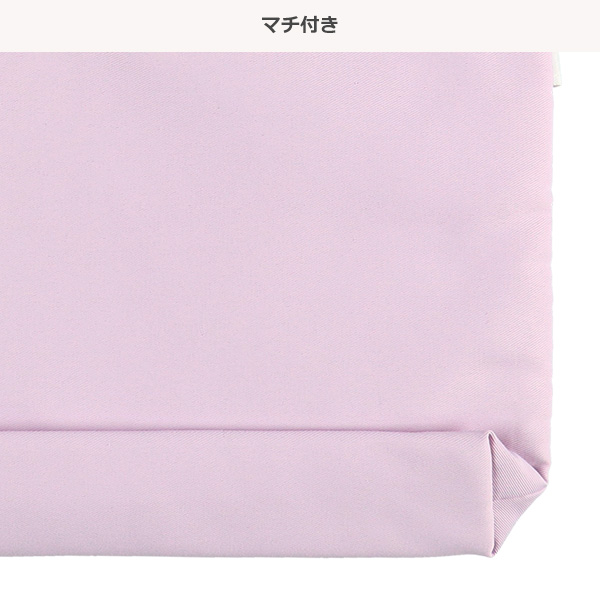 ショルダー紐付きレッスンバッグ（花柄リボンチャーム）