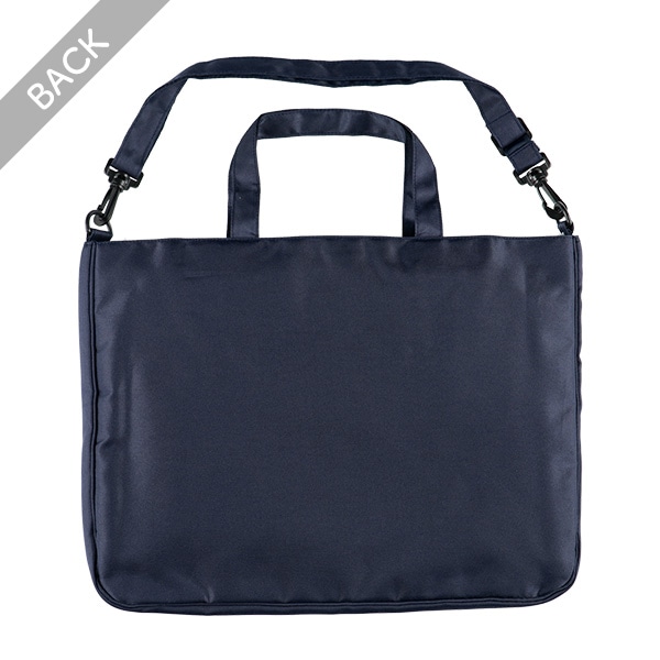 ショルダー紐付きレッスンバッグ（ハート刺繍）