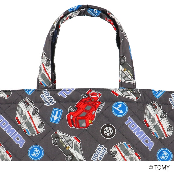 キルトレッスンバッグ（トミカ・ダークグレー）