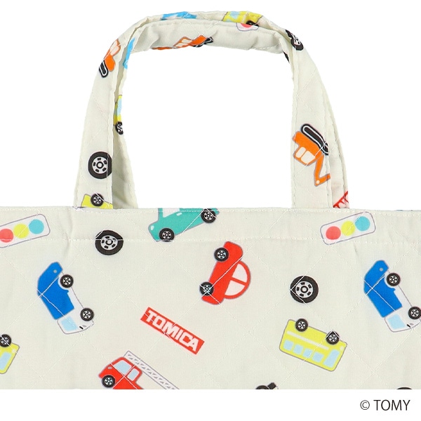 キルトレッスンバッグ（トミカ・オフホワイト）