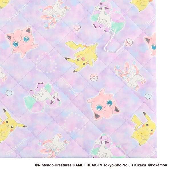 キルトレッスンバッグ（ポケモン・パープル）