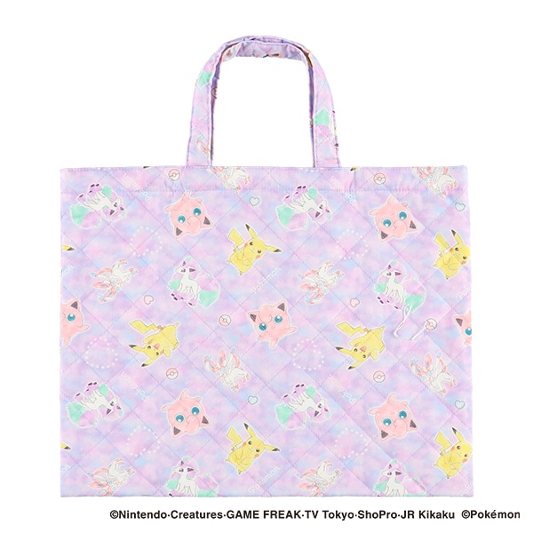 キルトレッスンバッグ（ポケモン・パープル）