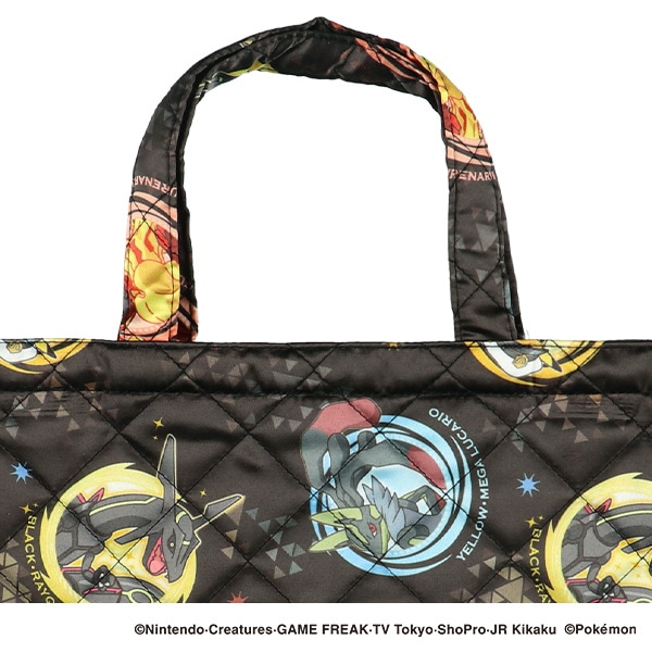 キルトレッスンバッグ（ポケモン・ブラック）
