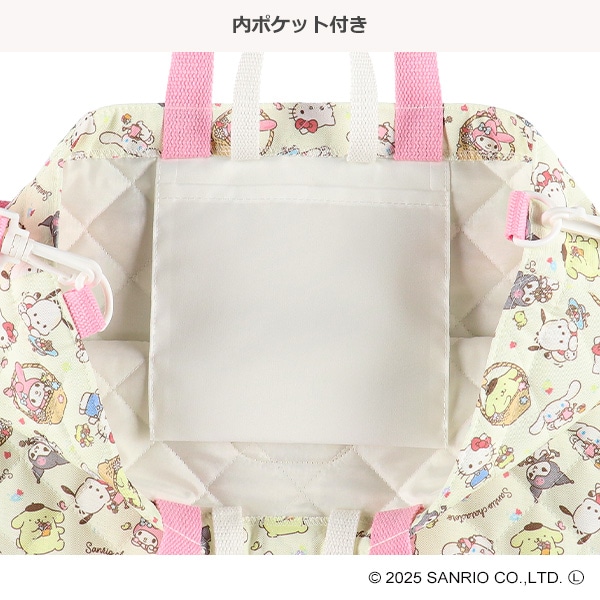 ショルダー付きキルトレッスンバッグ大（サンリオキャラクターズ）
