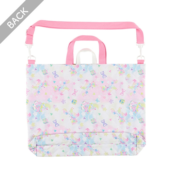 ショルダー付きキルトレッスンバッグ大（ユニコーン）