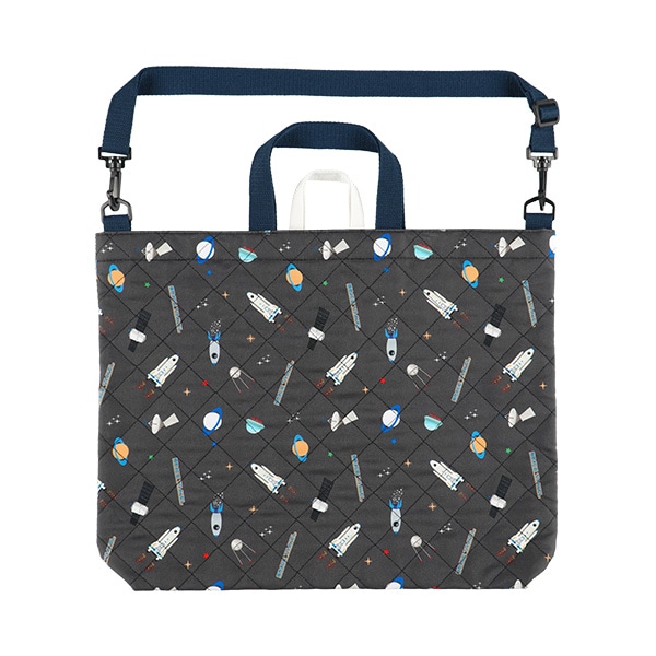 ショルダー付きキルトレッスンバッグ大（スペース）