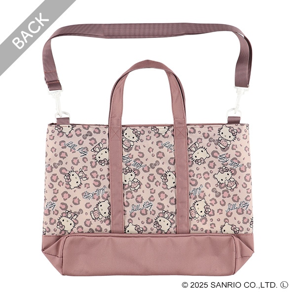 2WAYトートバッグ（ハローキティ・ヒョウ柄）