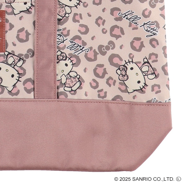 2WAYトートバッグ（ハローキティ・ヒョウ柄）