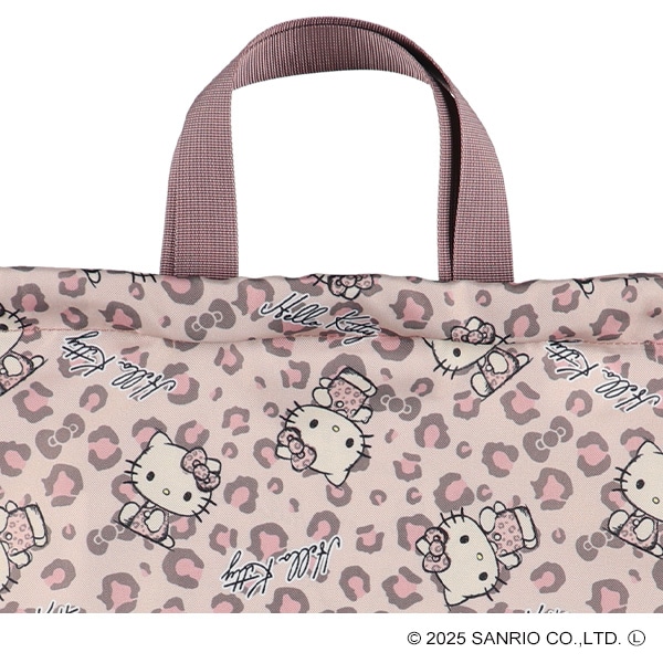 ナップサック（ハローキティ・ヒョウ柄）