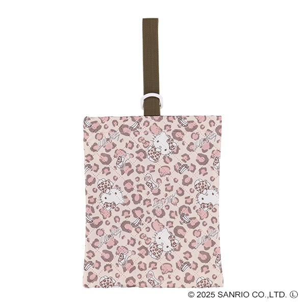 シューズバッグ（ハローキティ・ヒョウ柄）