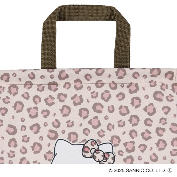 ナップサック（ハローキティ・ヒョウ柄）