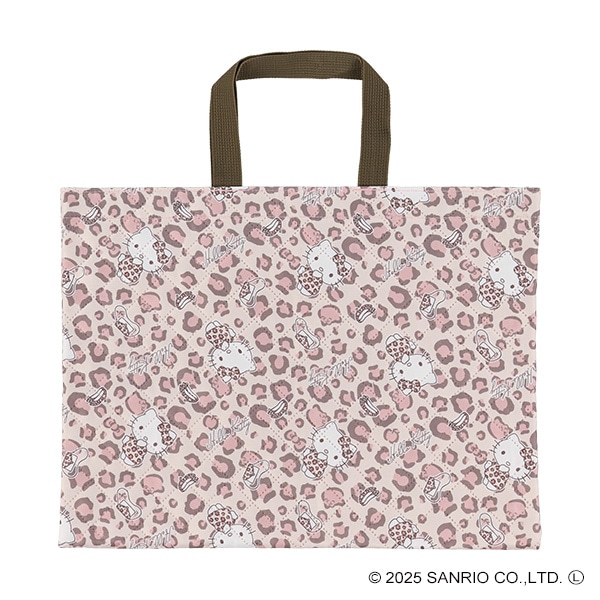 レッスンバッグ（ハローキティ・ヒョウ柄）