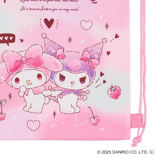 ナップサック（マイメロディ&クロミ）