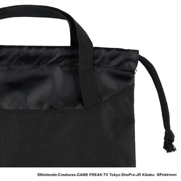シューズバッグ（ポケモン・ブラック）