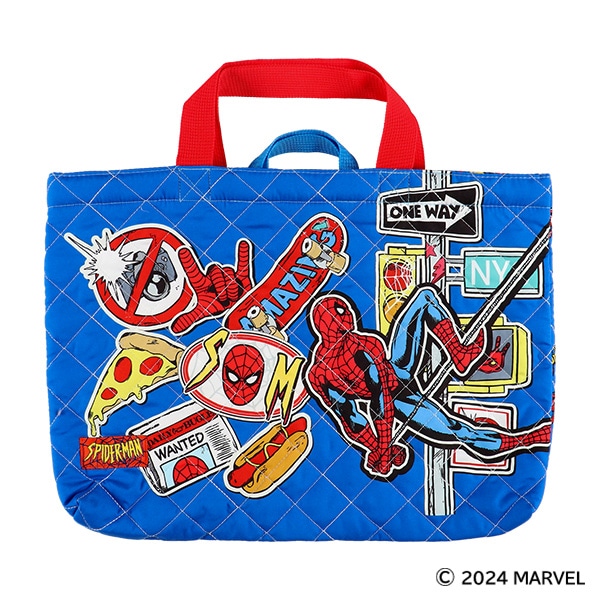 スパイダーマン、レッスンバッグ、上履き袋など、オーダー受付中です。