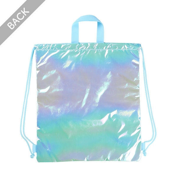 ナップサック（オーロラ生地ねこ）