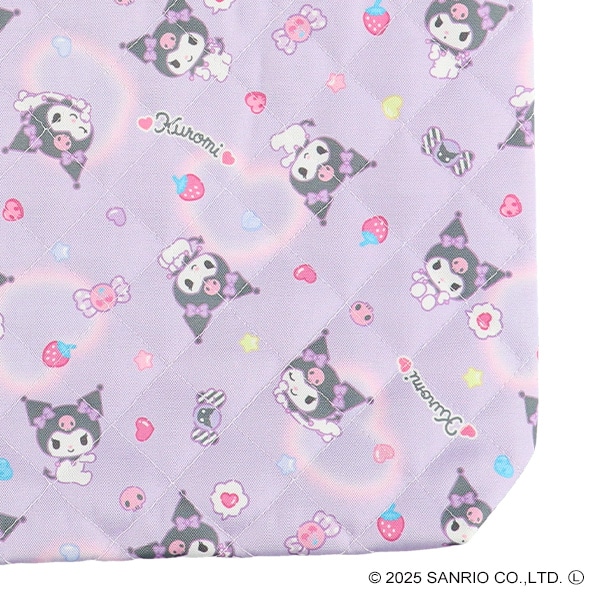 ショルダー付きキルトレッスンバッグ大（クロミ）