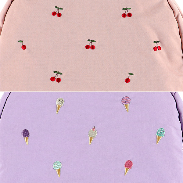 リュック（チェリー・アイス刺繍）