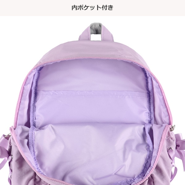 脇レースアップリボンリュック