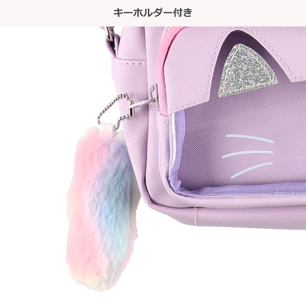 クリアショルダーバッグ（ねこ）