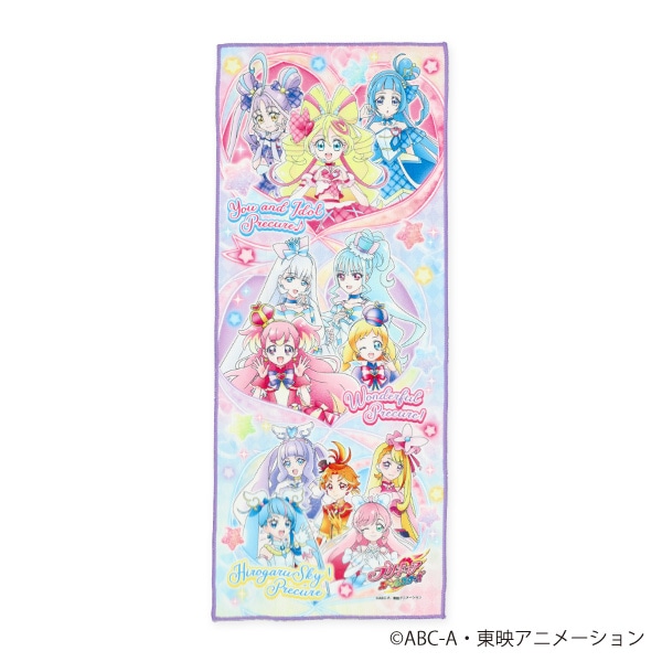 バンダイ）フェイスタオル（プリキュアオールスターズ）
