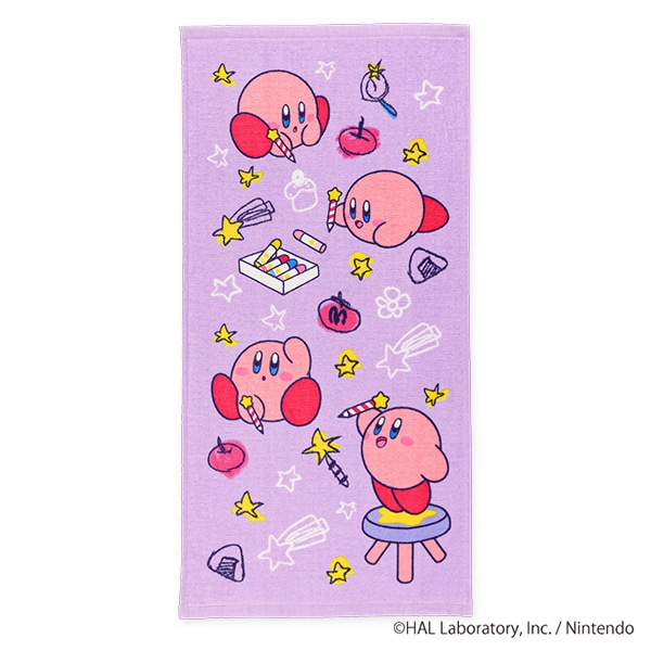 2枚組フェイスタオル（星のカービィ）