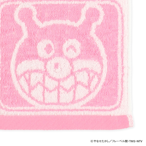 バンダイ）2枚組ふわふわハンドタオル ピンク（アンパンマン）