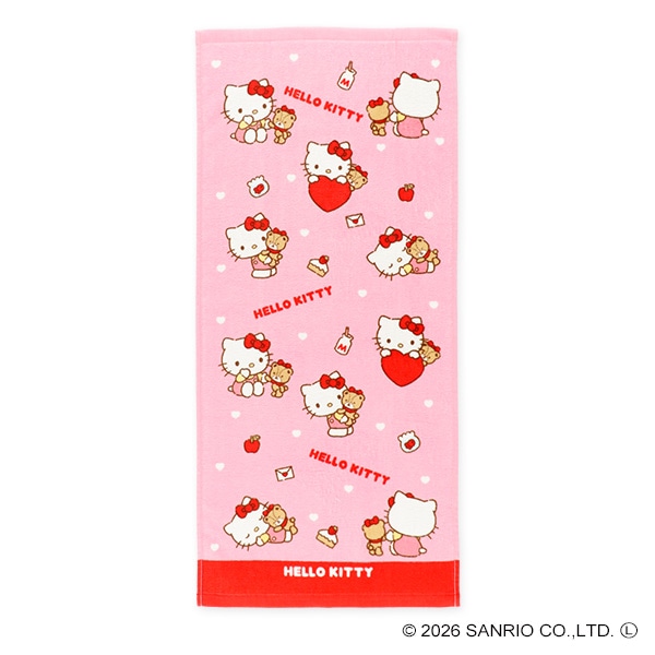 2枚組フェイスタオル（ハローキティ）