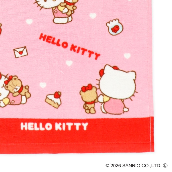 2枚組フェイスタオル（ハローキティ）