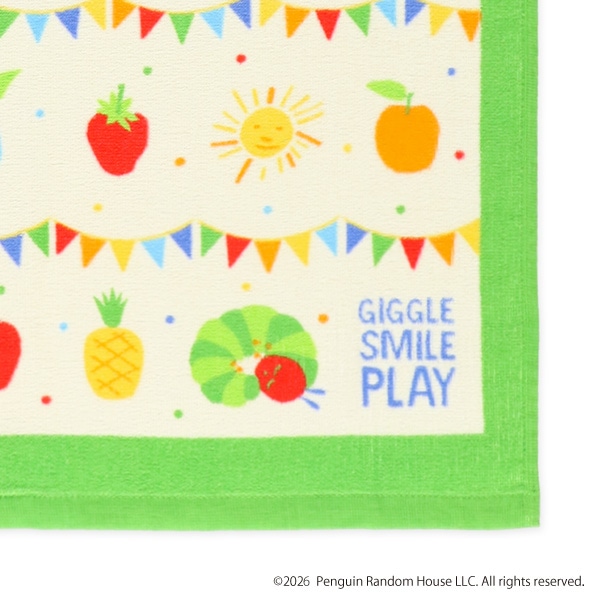 2枚組フェイスタオル（はらぺこあおむし）