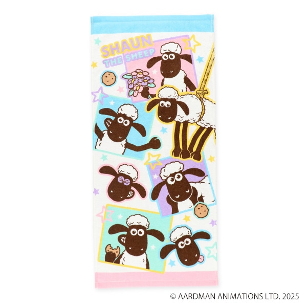 2枚組フェイスタオル（ひつじのショーン）