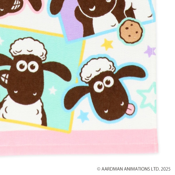 2枚組フェイスタオル（ひつじのショーン）