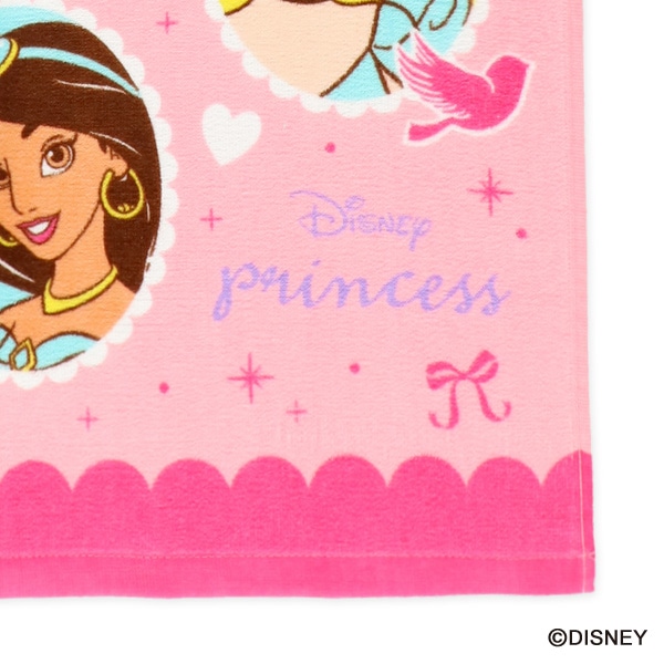 2枚組フェイスタオル（ディズニープリンセス）