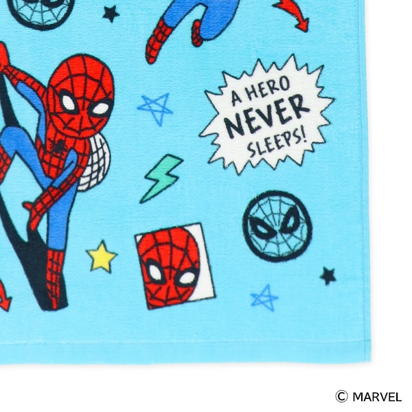 2枚組フェイスタオル（スパイダーマン）