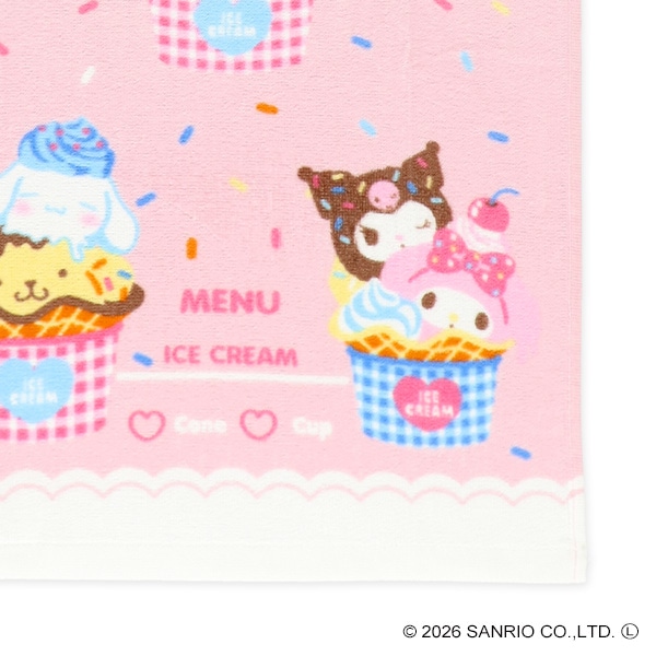 2枚組フェイスタオル（サンリオキャラクターズ）