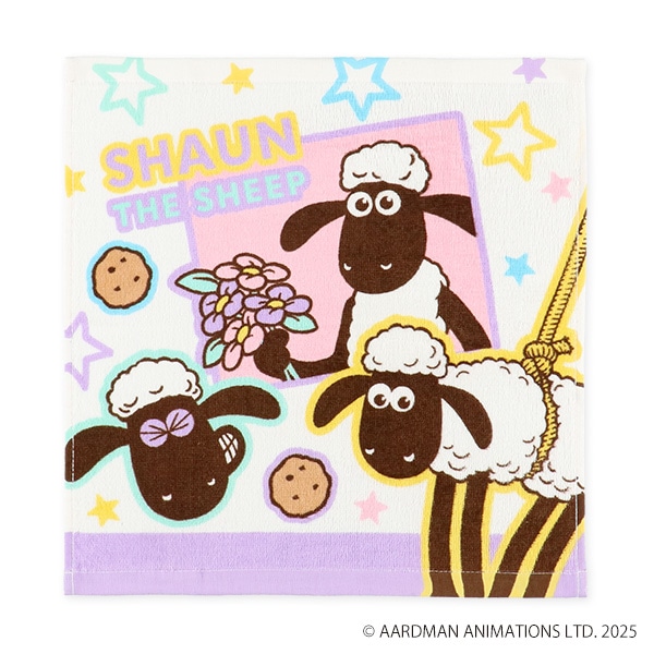 2枚組ウォッシュタオル（ひつじのショーン）
