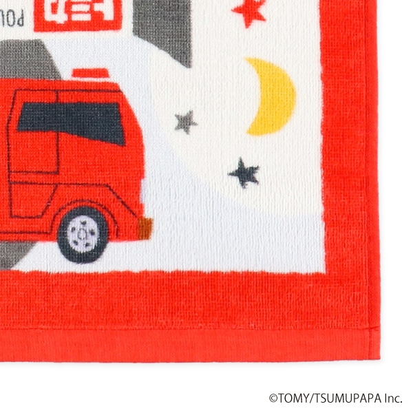 2枚組ウォッシュタオル（トミカとトム）