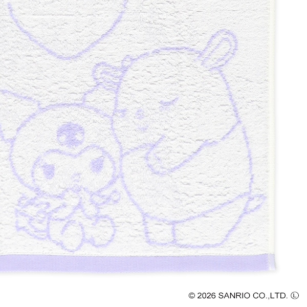 2枚組甘撚りフェイスタオル（クロミ）