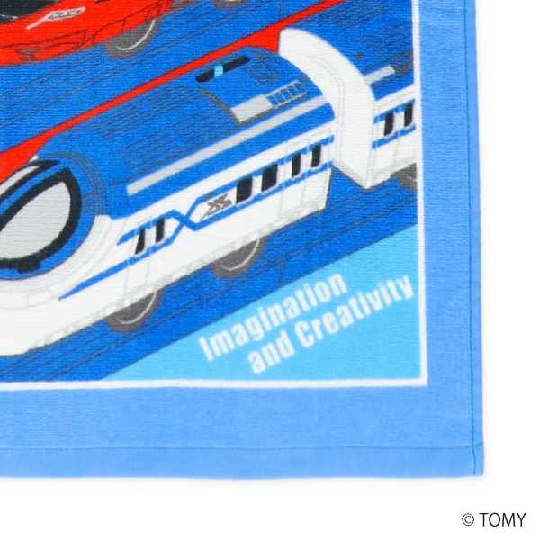 2枚組フェイスタオル（プラレール）