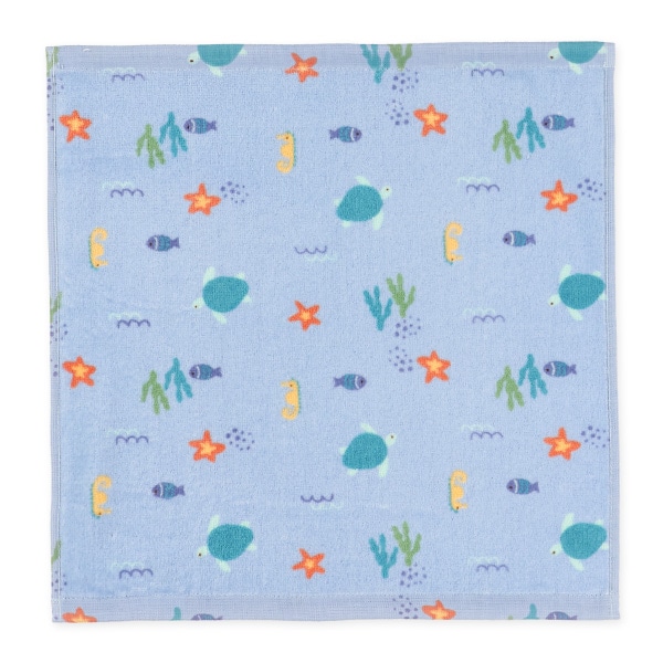 2枚組ウォッシュタオル（海の生き物）