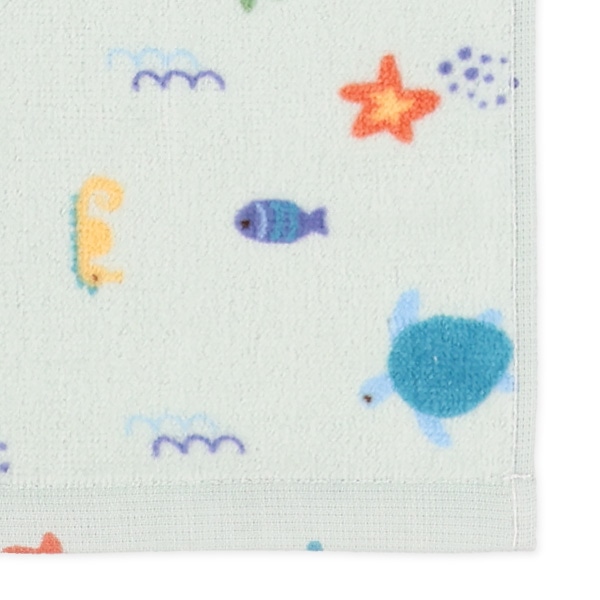 2枚組ウォッシュタオル（海の生き物）