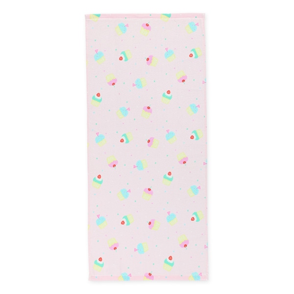 2枚組フェイスタオル（カップケーキ）